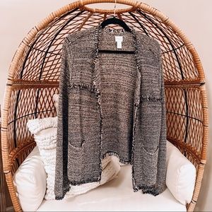 Chico's Black and White Jacket